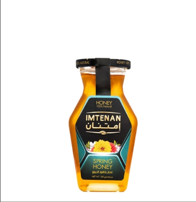 امتنان عسل نحل زهور الربيع سداسي 250 جم