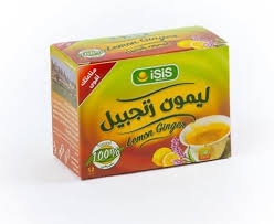 ايزيس 12 فتلة ليمون وزنجبيل